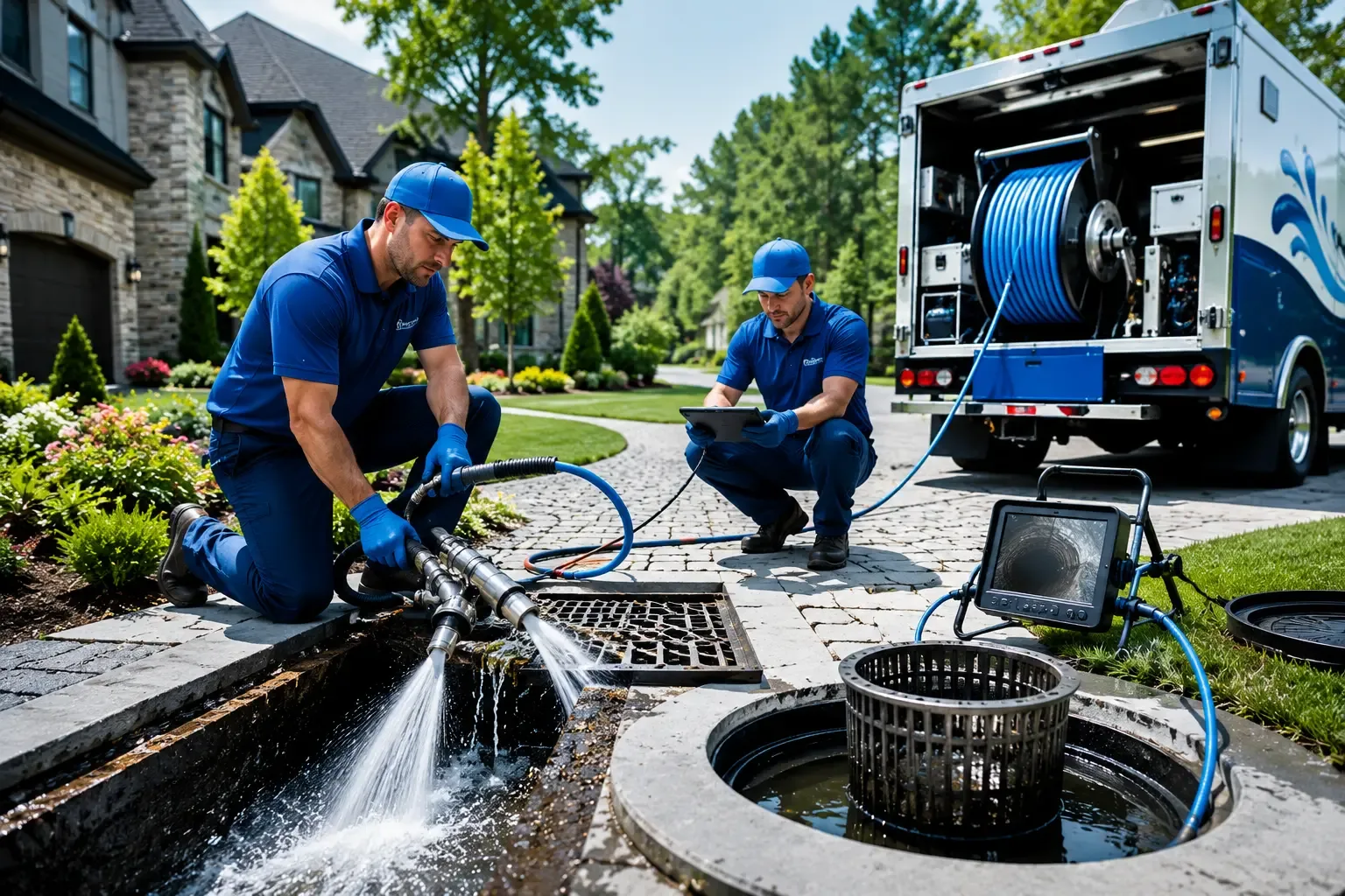 Local outdoor drain cleaning professionals in Hustler, WI