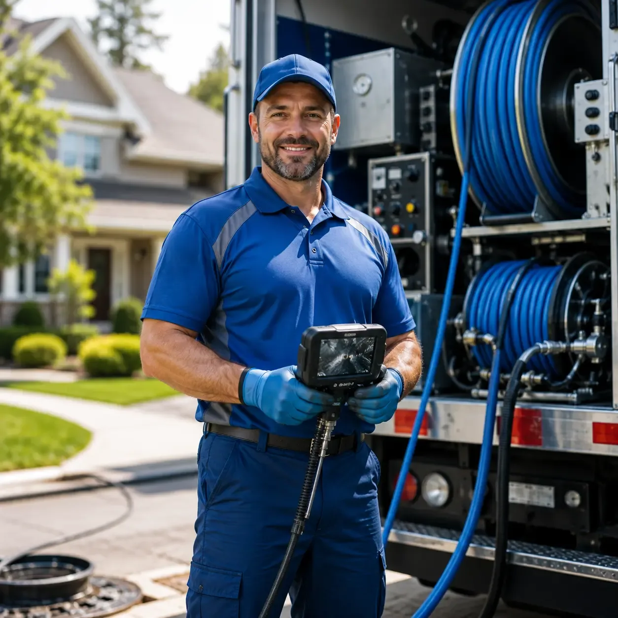 Local outdoor drain cleaning specialists in Hustler, WI